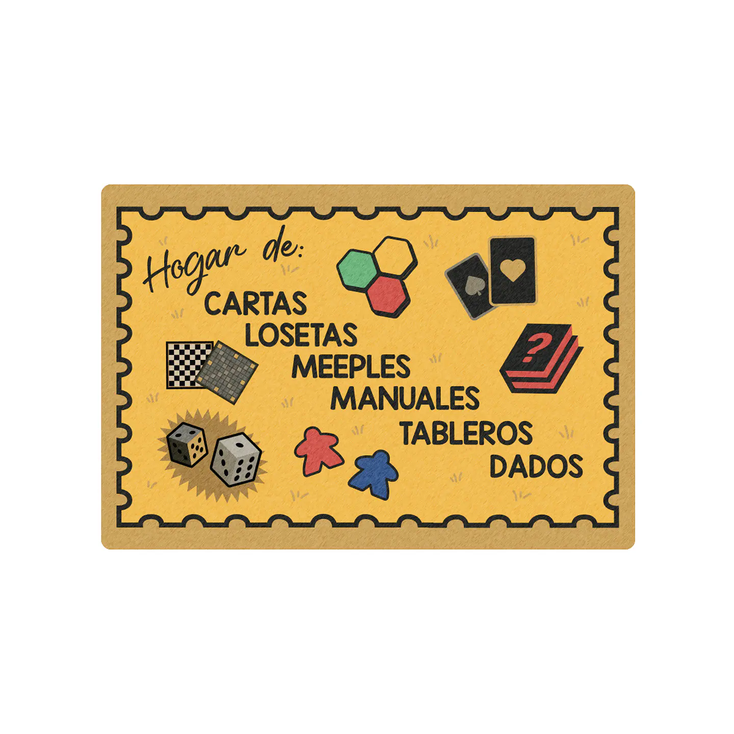 Set 2 Doormat Hogar de 60 x 40 cms 1