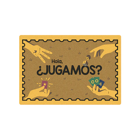 Set 2 Doormat Jugamos 60 x 40 cms