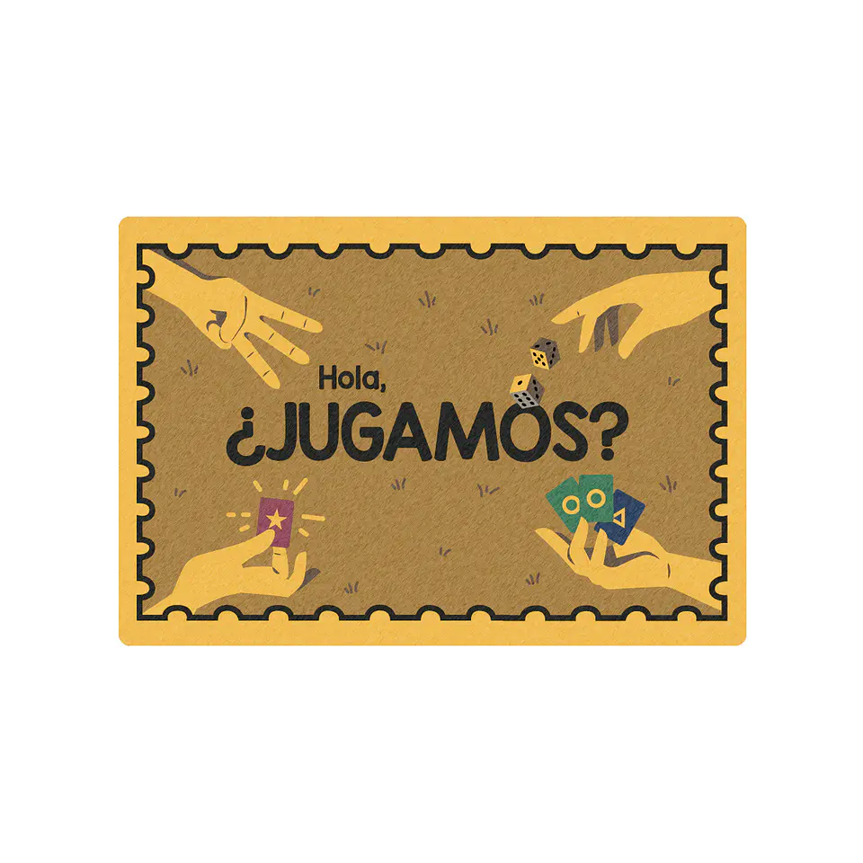 Set 2 Doormat Jugamos 60 x 40 cms 1