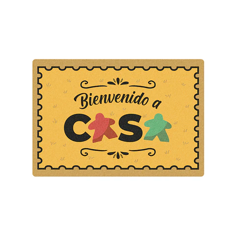 Set 2 Doormat Casa 60 x 40 cms