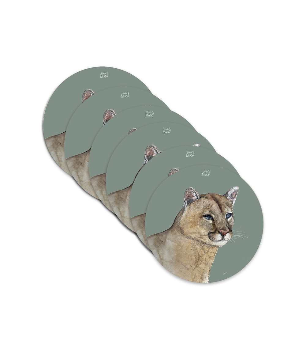 Set 6 individuales Puma - Redondo 37 x 37 cm