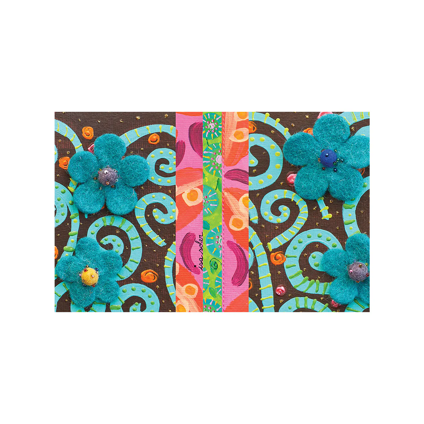 Textura Flores 140 x 220 cm 1