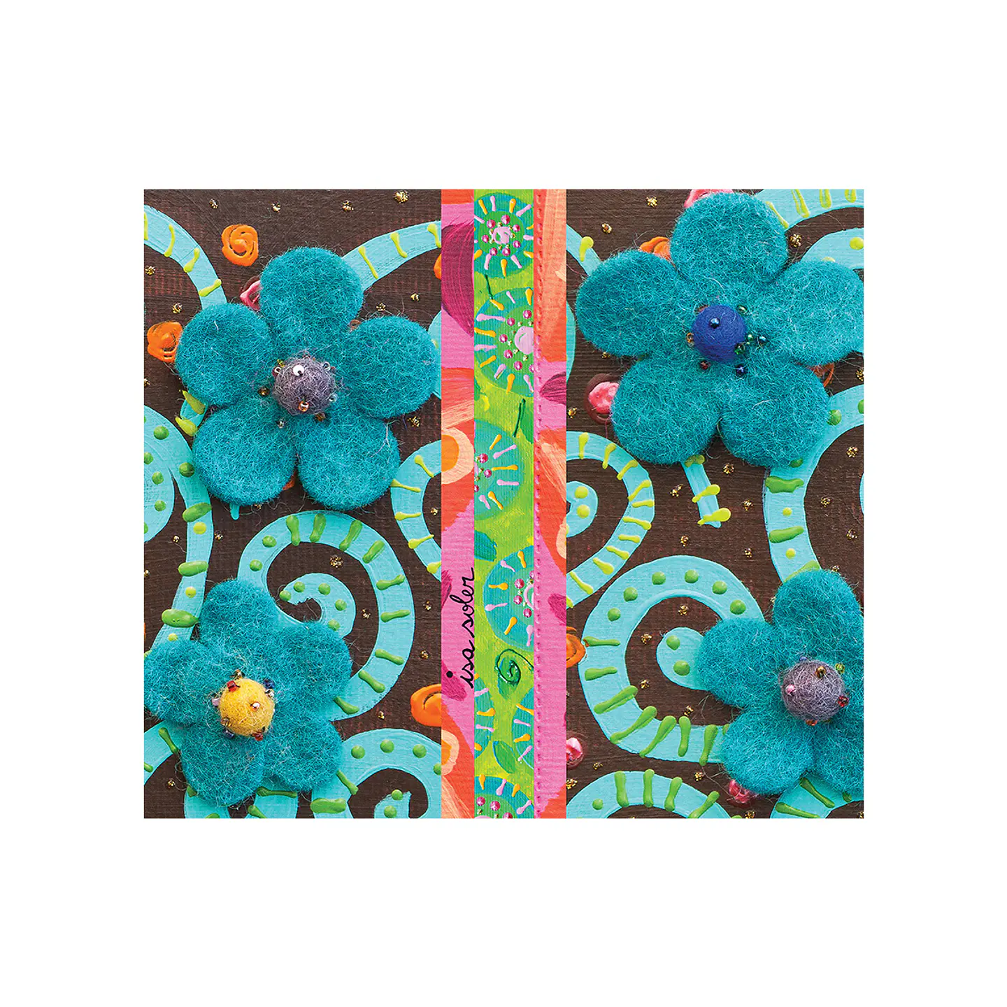 Textura Flores 140 x 160 cm 1