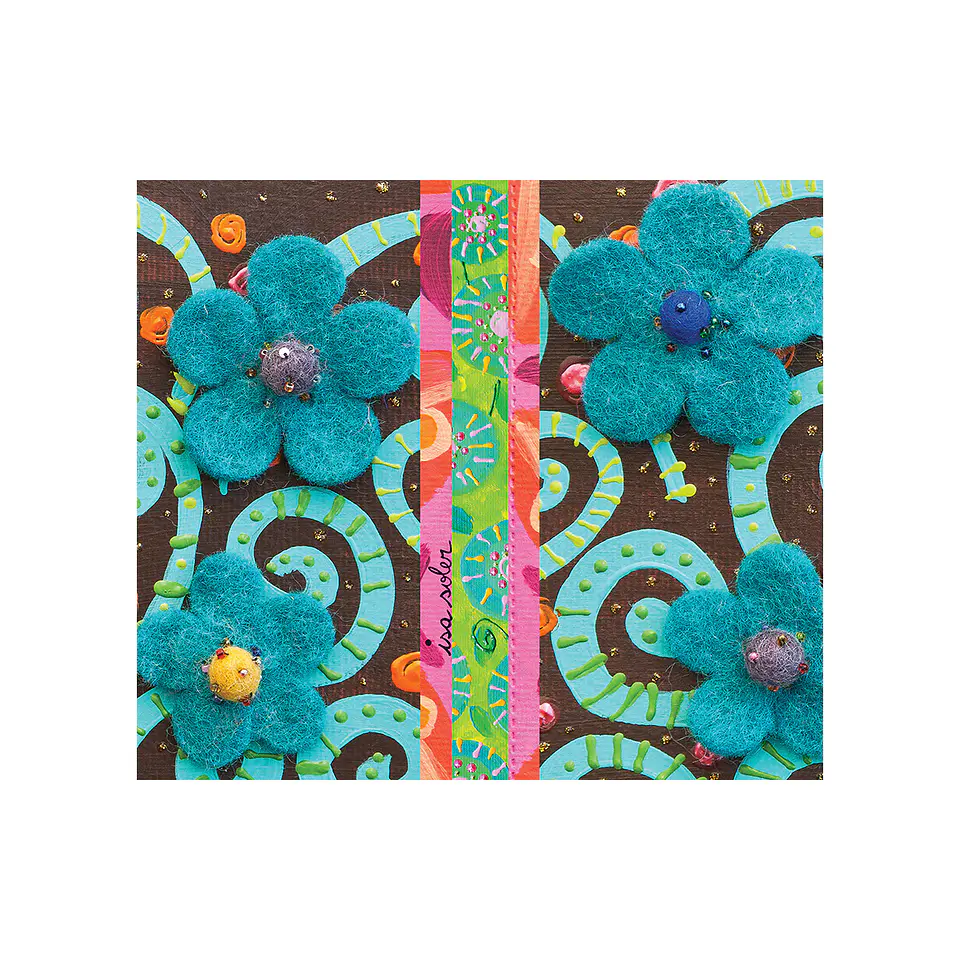 Textura Flores 140 x 160 cm 1