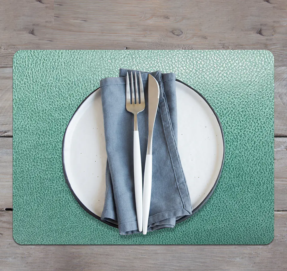Set de 4 Individuales Novo Cuero Green 7