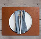 Set de 4 Individuales Novo Cuero Brown Marble - Miniatura 2