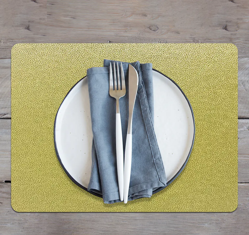 Set de 4 Individuales Novo Cuero Lemon 6