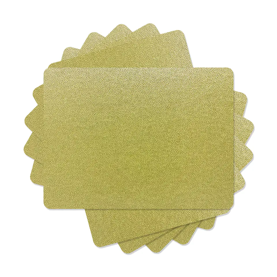 Set de 4 Individuales Novo Cuero Lemon 7