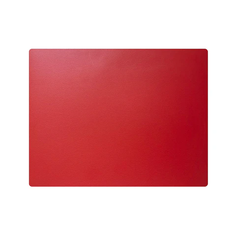 Set 6 Individuales De Mesa Ecocuero Warrior Rojo