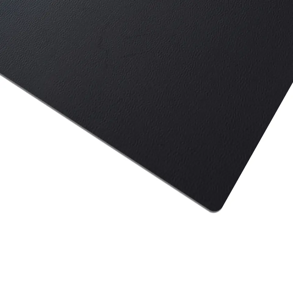 Set 8 Individuales De Mesa Ecocuero Warrior Negro 2