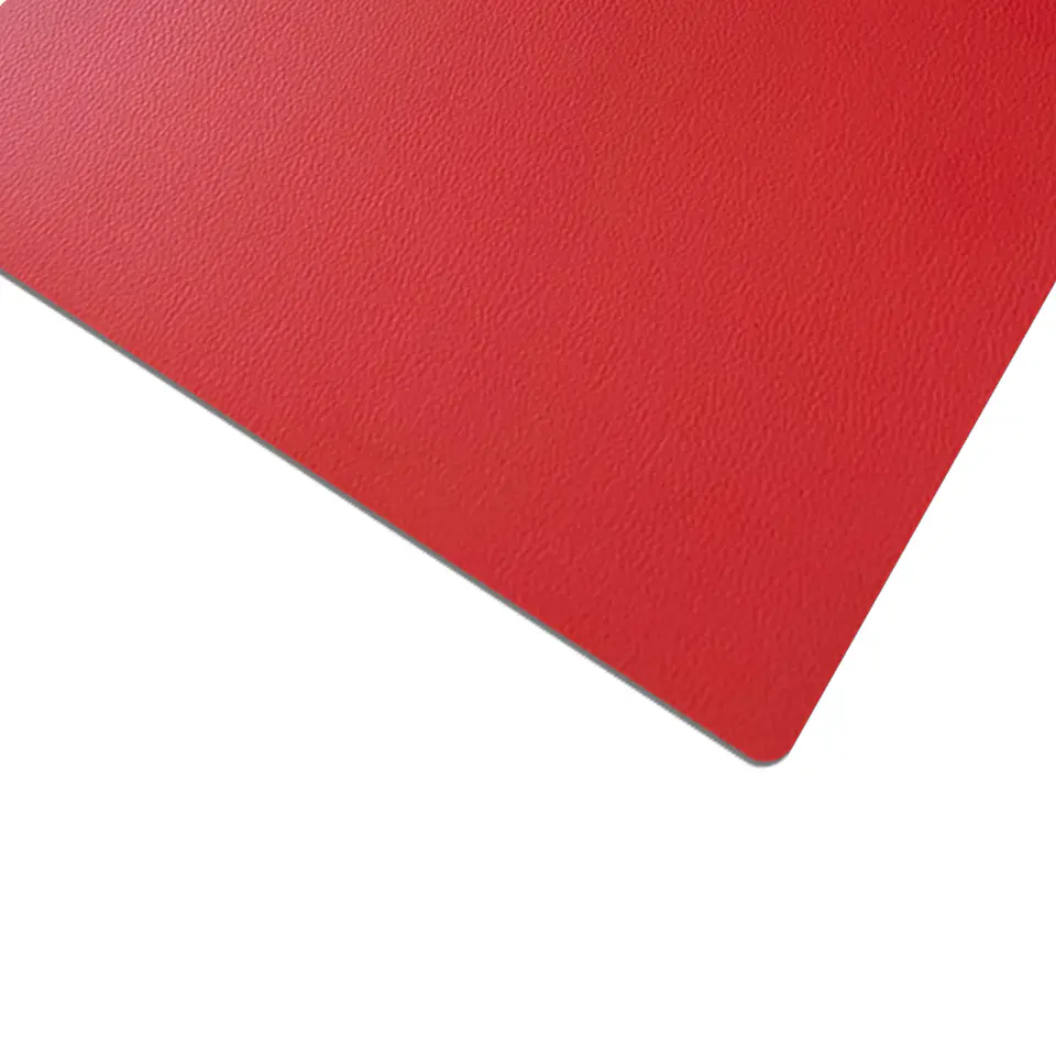 Set 4 Individuales De Mesa Ecocuero Warrior Rojo 4