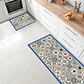 Set 2 Alfombras de Cocina Ultra Delgada Baldosa Española - Miniatura 1