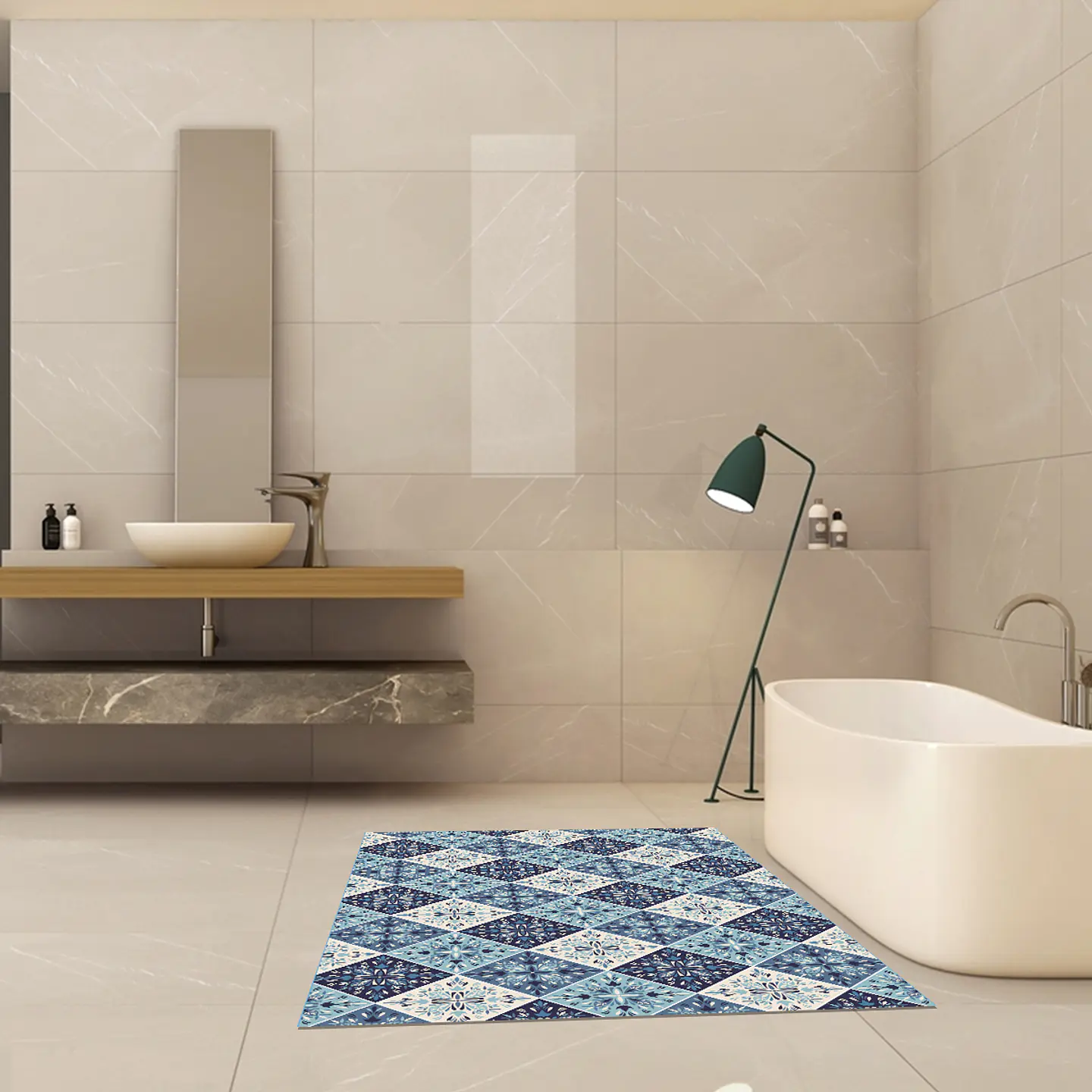 Alfombra Blue Tile 3