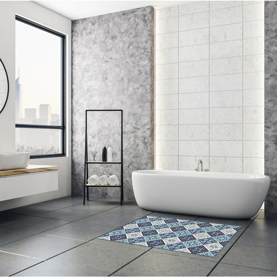 Alfombra Blue Tile 4