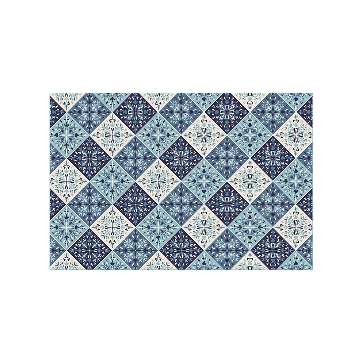 Alfombra Blue Tile 1