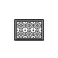 Set 2 Alfombras De Cocina Ultra Delgada Flor Arabe Black - Miniatura 4
