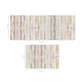 Set 2 Alfombras De Cocina Ultra Delgada Madera Natural - Miniatura 3