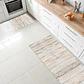 Set 2 Alfombras De Cocina Ultra Delgada Madera Natural - Miniatura 1