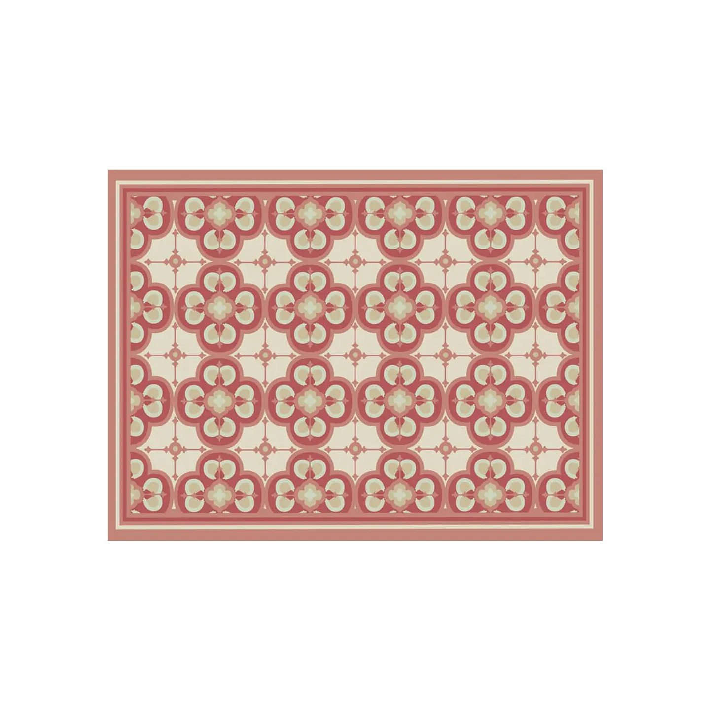Piso Cocina Flor Árabe Coral 50 x 70 cm – Outlet 1