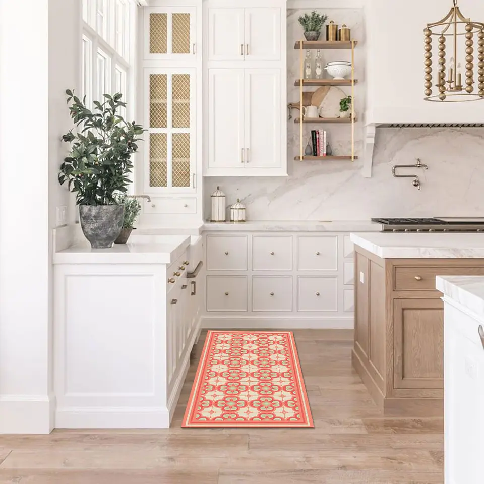 Piso Cocina Flor Árabe Coral 50 x 70 cm – Outlet 9
