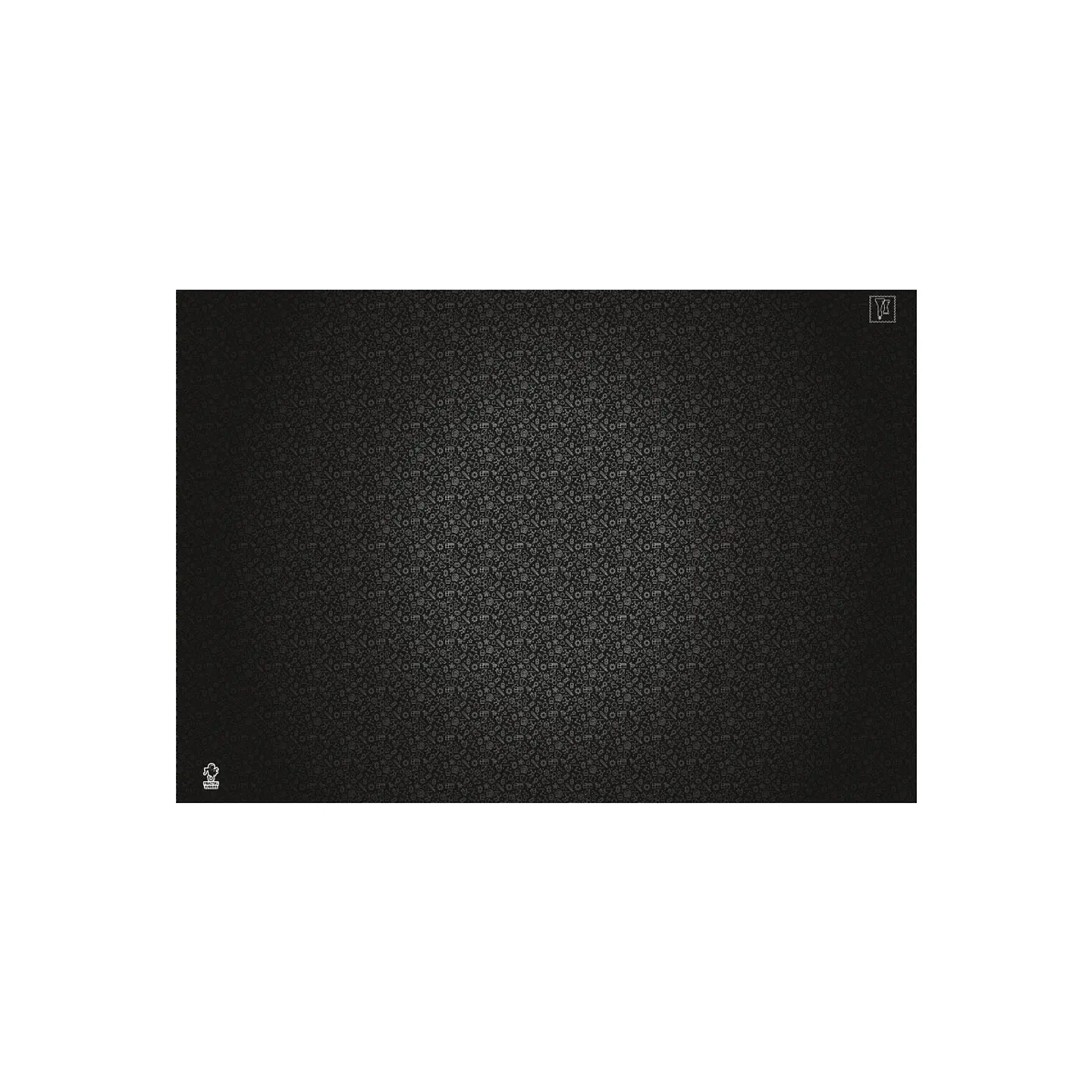Playmat Fractal Negro - 140 x 100 cms 1