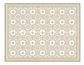 Alfombra Living Terraza Vinil Flor Arabe Arena 140 X 180 Cm - Miniatura 1