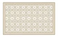 Alfombra Living Terraza Vinil Flor Arabe Arena 140 X 220 Cm - Miniatura 1