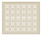 Alfombra Living Terraza Vinil Flor Arabe Arena 140 X 160 Cm - Miniatura 1