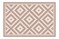 Alfombra Vinílica De Baño Davanti - Rombos Rosa 40x60cm - Miniatura 1