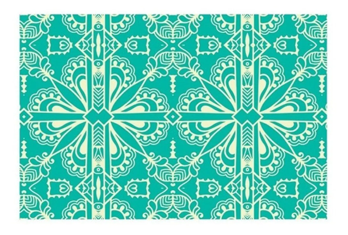 Piso Cocina Mandala Flor 40 x 60 cm – Outlet 1