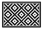 Piso Cocina Rombos Negra 40 x 60 cm – Outlet - Miniatura 1