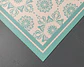 Alfombra Vinílica De Baño - Flor Hindú Turquesa 40x60 Cm - Miniatura 4