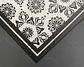 Alfombra Vinílica De Baño Davanti - Flor Hindú Negra 40x60cm - Miniatura 4