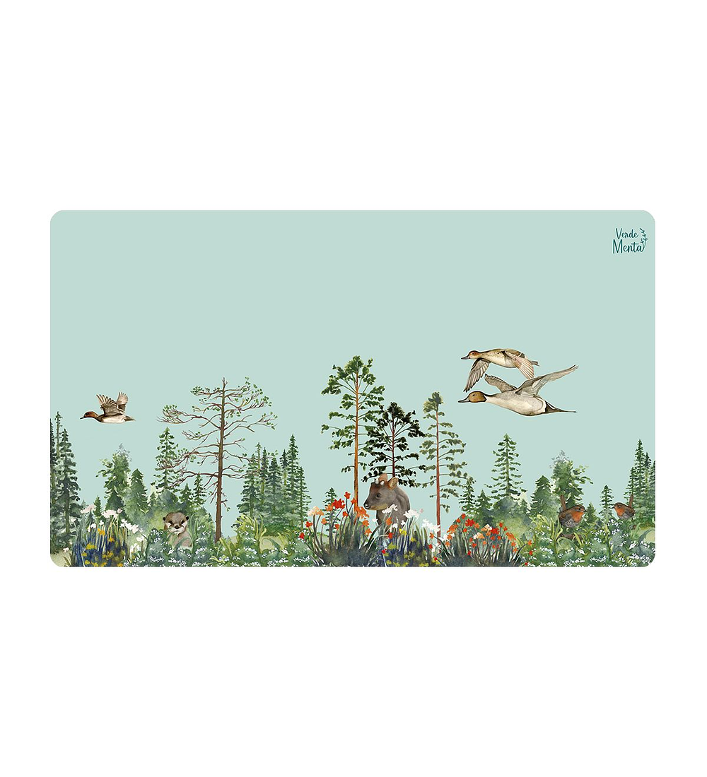 OFFICE PAD BOSQUE VERDE 40 x 70 cm