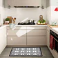 Piso Cocina Flor Árabe Negra 50 x 70 cm – Outlet - Miniatura 2