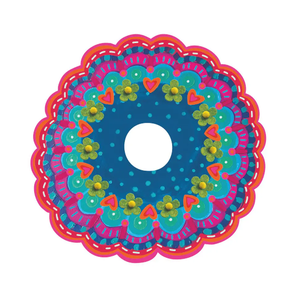 SET 6 PORTA SERVILLETAS CORAZON CONTENTO 1