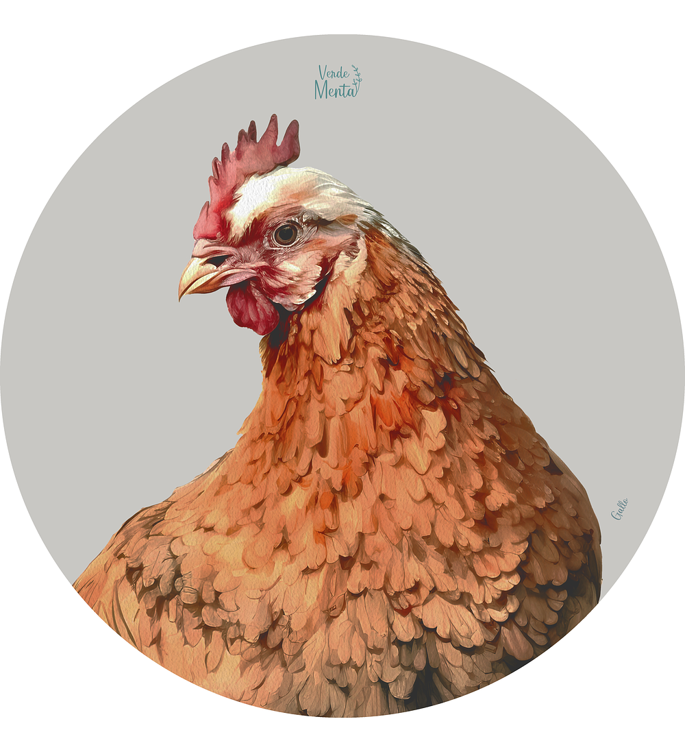 Set 6 individuales Gallo Redondo 37 x 37 cm