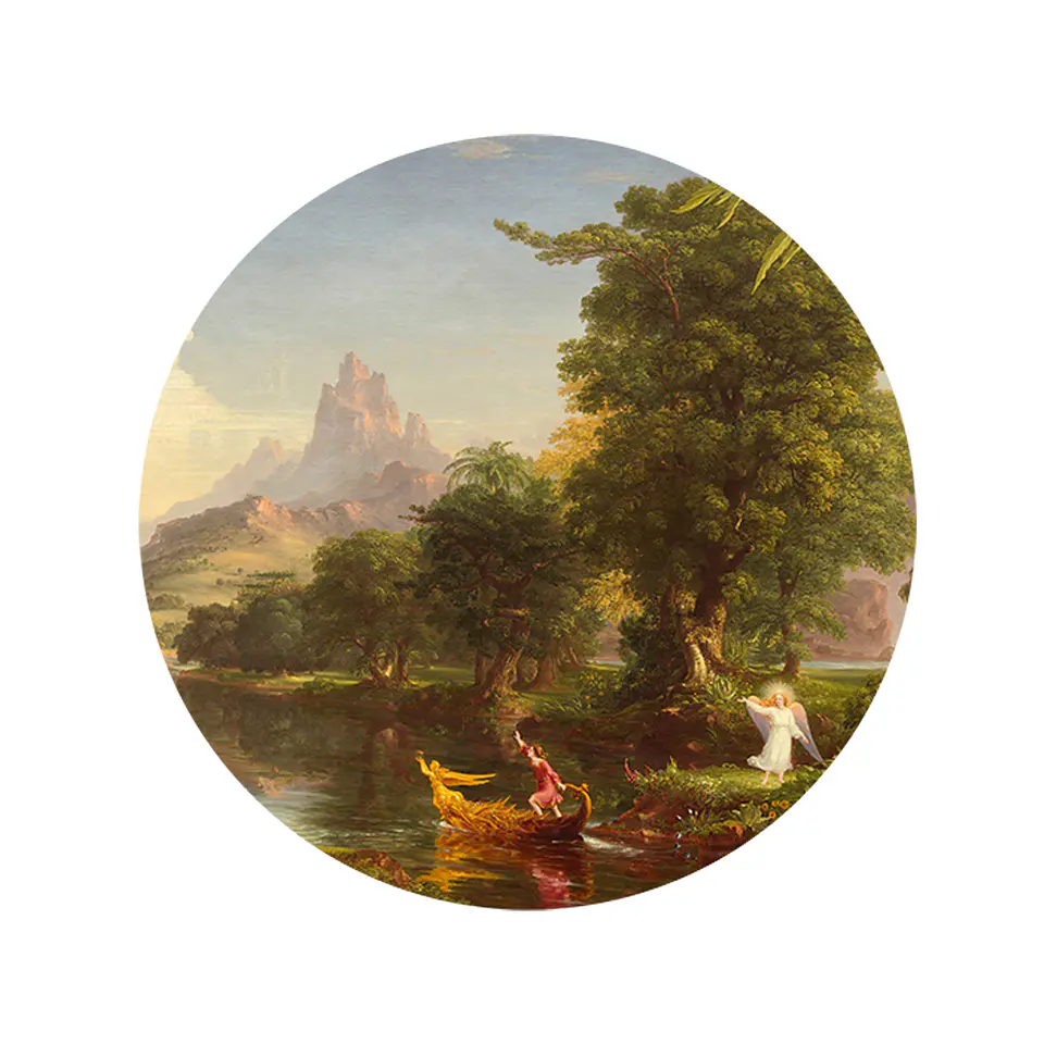 Set 6 Individuales + 6 Posavasos — Cole, El Viaje de la Vida (Juventud) 1