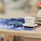 Set 6 Nov Blue Dahlia Flower - Miniatura 2