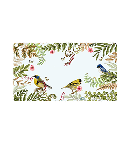 Office pad_jardin de pajaritos 68x40cm