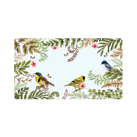 Office pad_jardin de pajaritos 68x40cm