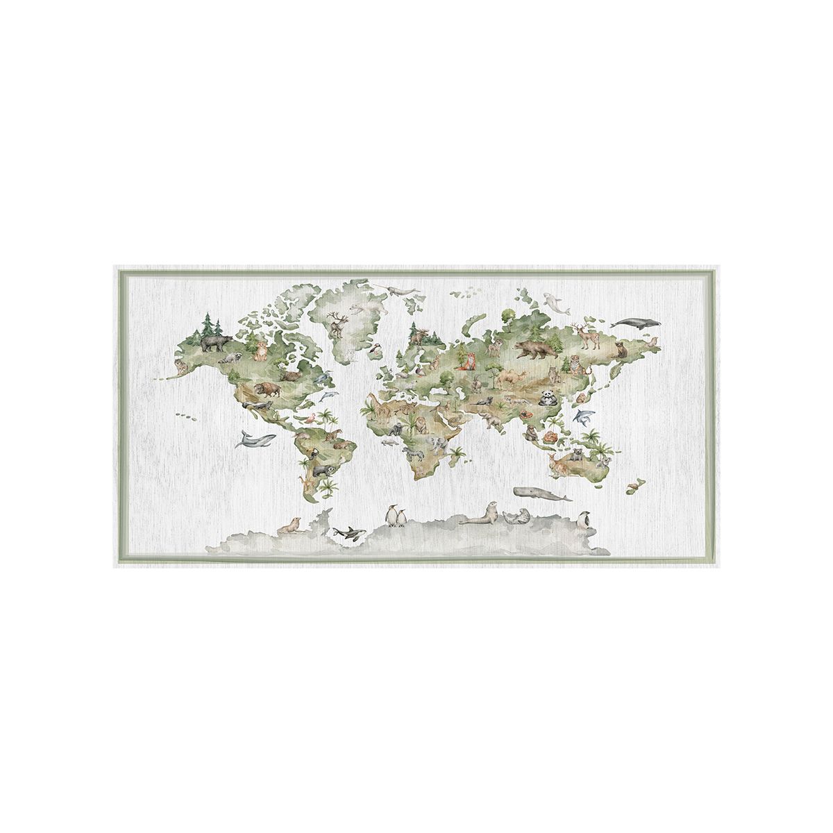 Alfombra Mapa 140 x 280