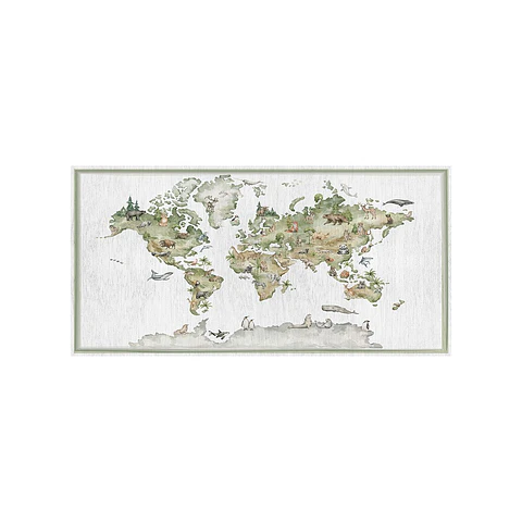 Alfombra Mapa 140 x 280