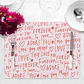 Set de 4 individuales 42x32 San Valentin Forever - Miniatura 2