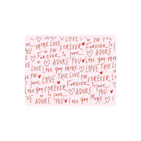 Set de 4 individuales 42x32 San Valentin Forever