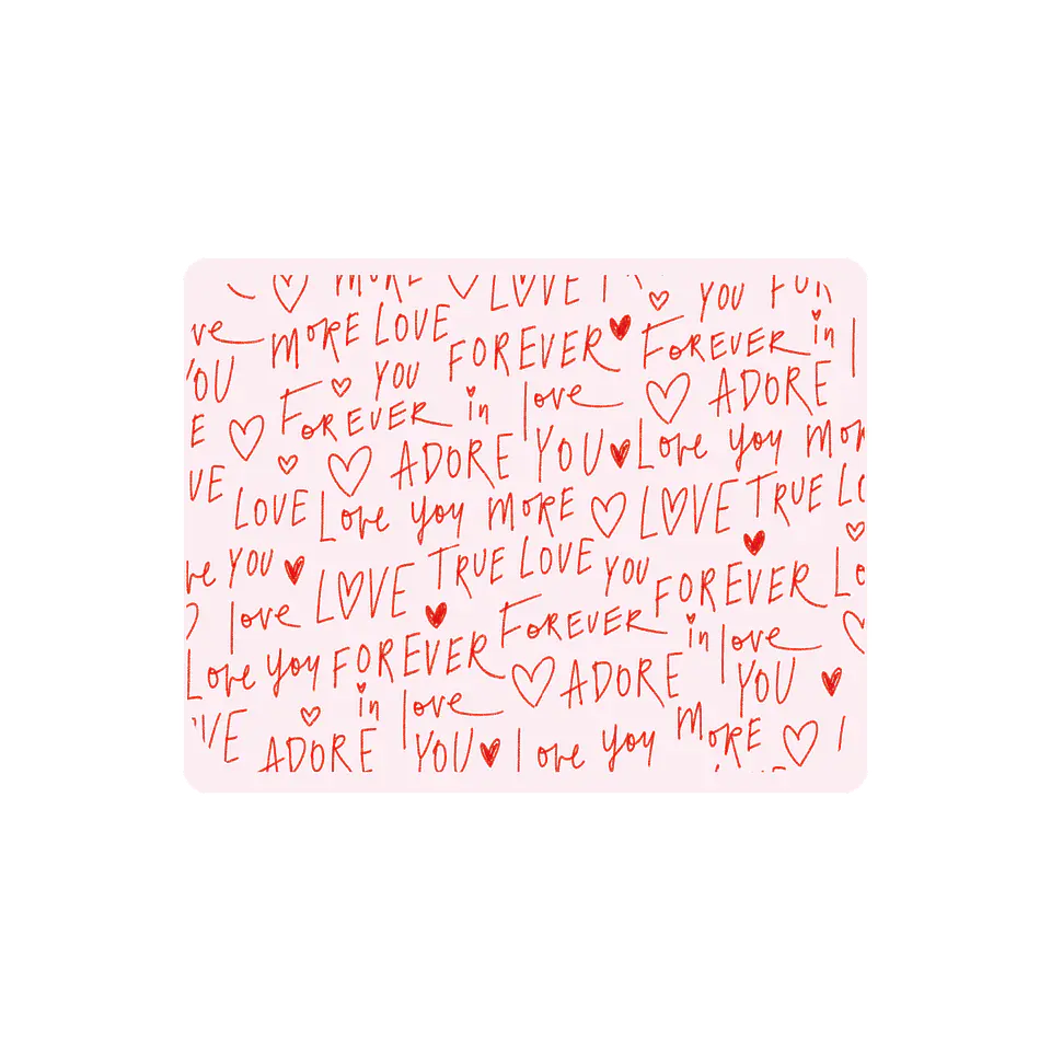 Set de 4 individuales 42x32 San Valentin Forever 1