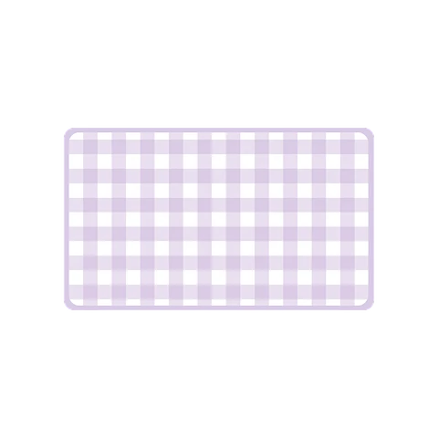 Office Pad Novotela San Valentin Gingham Lila 68x40