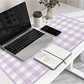 Office Pad Novotela San Valentin Gingham Lila 68x40 - Miniatura 2