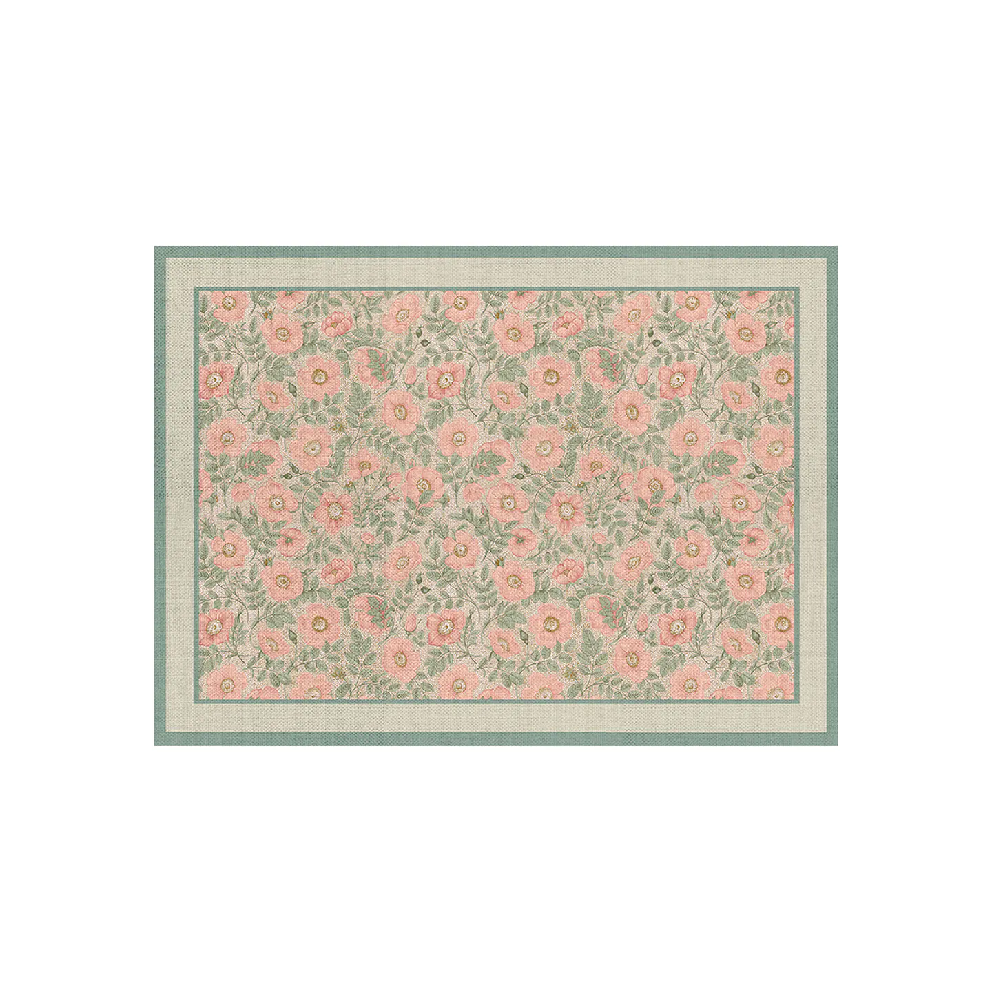 Alfombra Pink Flower 130 x 200 cm 1