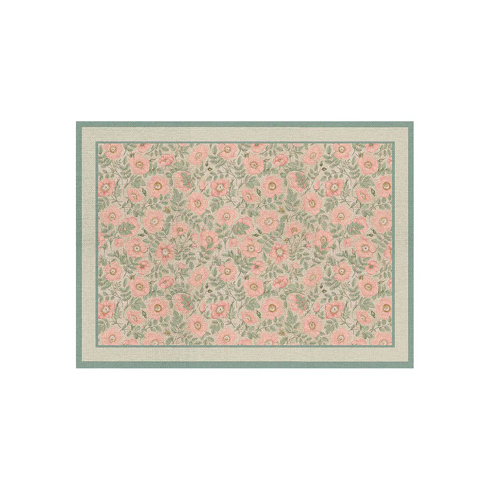 Alfombra Pink Flower 130 x 200 cm 1